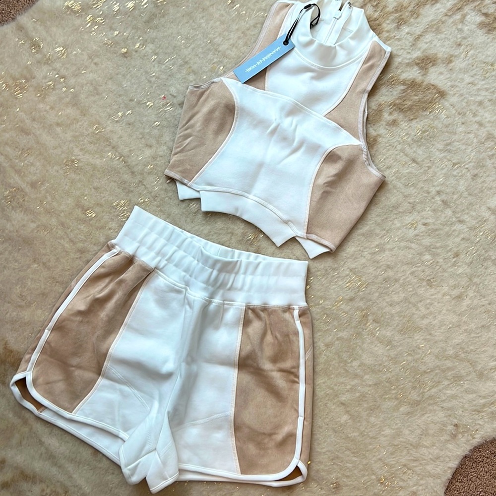 NWT Maniere De Voir short set! Size 8 (European size) fits like US size XS/S